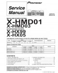 Сервисная инструкция Pioneer X-HMD01, X-HMD03, X-HX05, X-HX99
