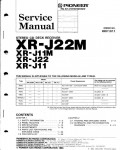 Сервисная инструкция Pioneer XR-J11M, XR-J22M