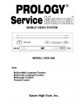 Сервисная инструкция Prology DVD-200