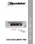 Сервисная инструкция Roadstar CD-650UMP/FM