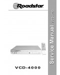 Сервисная инструкция Roadstar VCD-4000