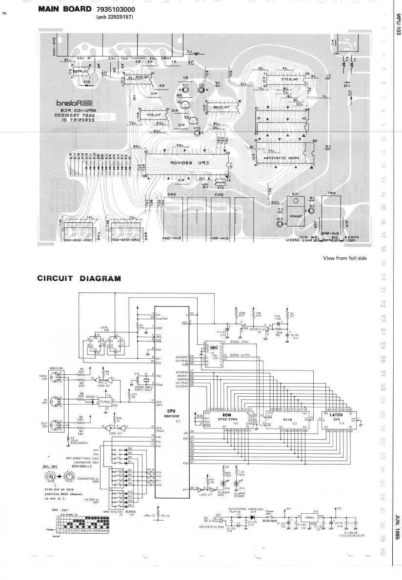 Сервисная инструкция Roland MPU-103