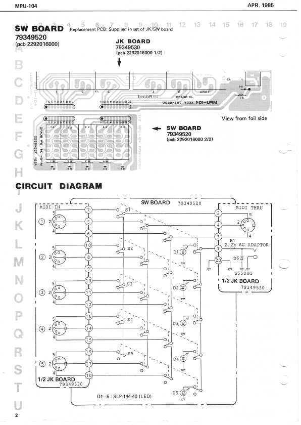 Сервисная инструкция Roland MPU-104