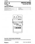 Сервисная инструкция Roland OC-3