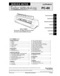 Сервисная инструкция Roland PC-60