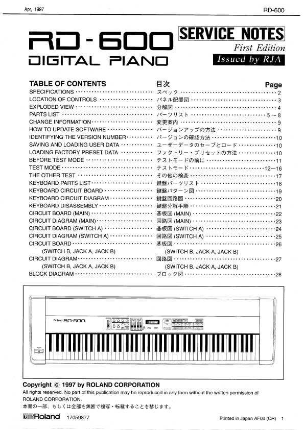 Инструкция Roland E 14