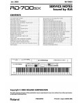 Сервисная инструкция Roland RD-700SX