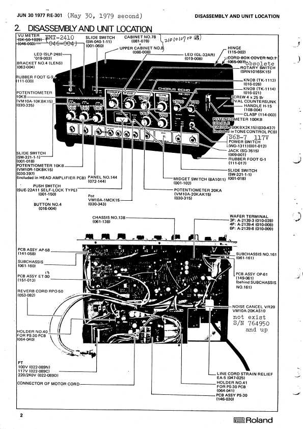 Сервисная инструкция Roland RE-301