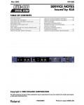Сервисная инструкция Roland RVE-800
