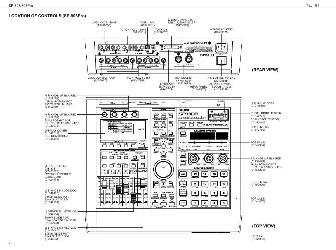 Сервисная инструкция Roland SP-808 PRO