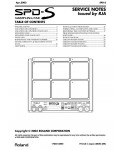 Сервисная инструкция Roland SPD-S