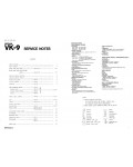 Сервисная инструкция Roland VK-9