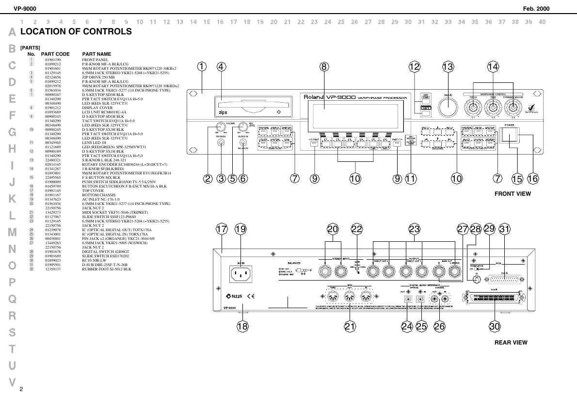 Сервисная инструкция Roland VP-9000