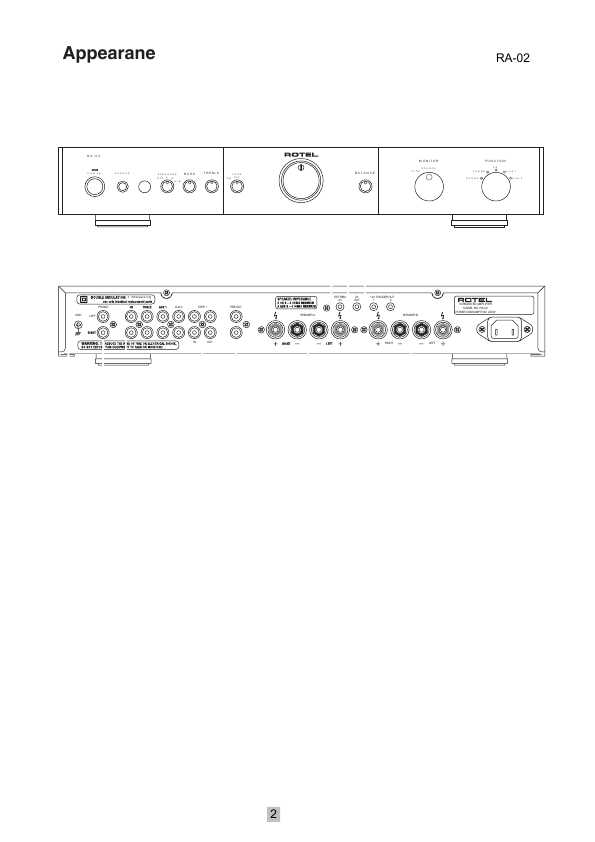 Сервисная инструкция Rotel RA-02