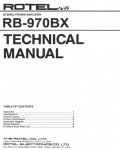 Сервисная инструкция Rotel RB-970BX