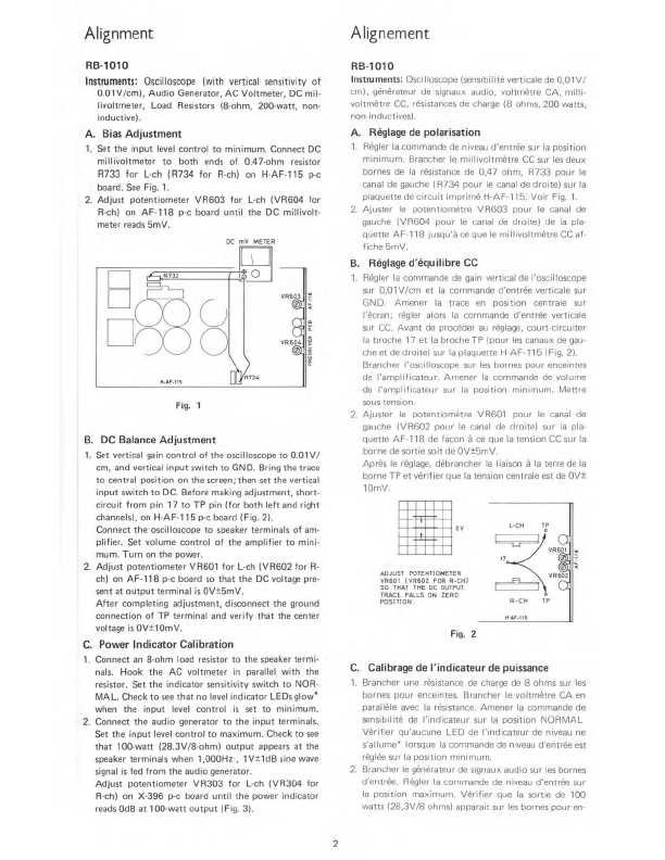 Сервисная инструкция Rotel RC-1010