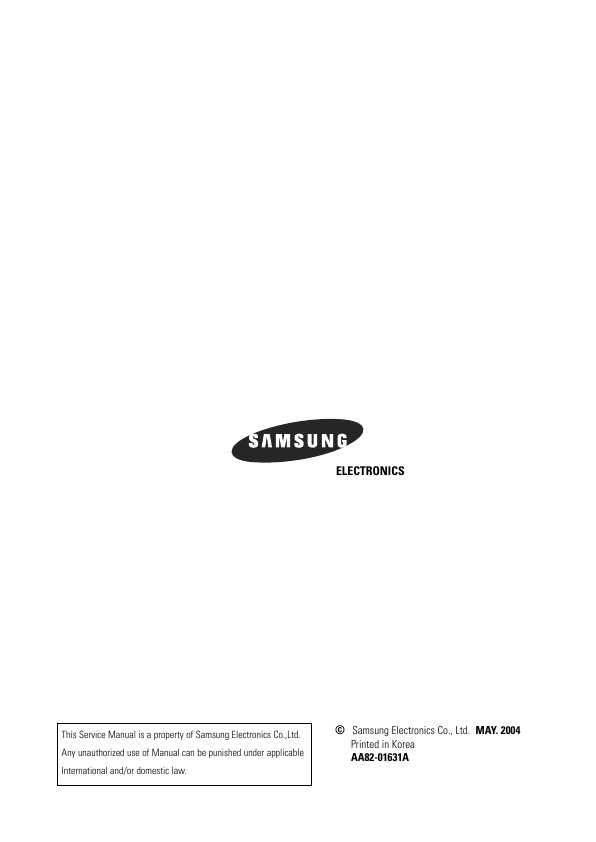 Сервисная инструкция Samsung HCP-4752WX, P59A-N
