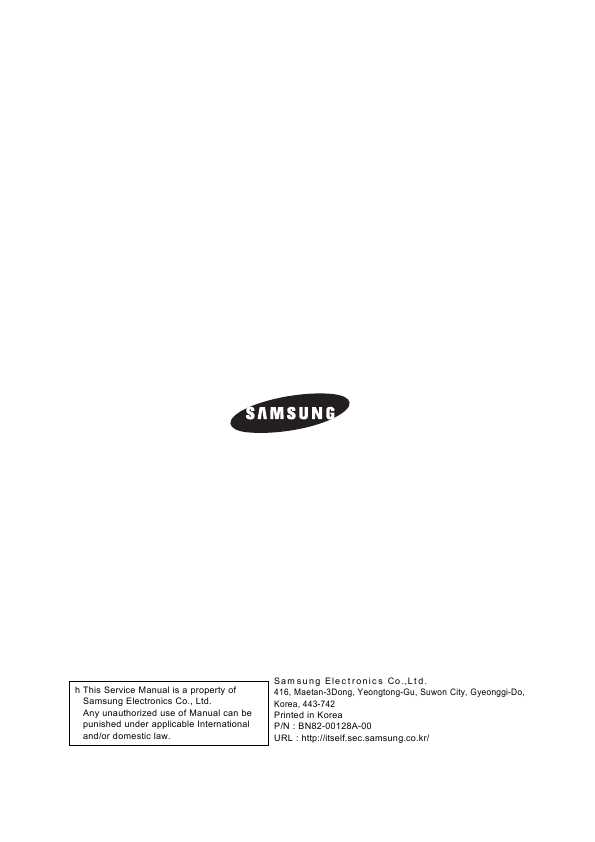 Сервисная инструкция Samsung LE-23R51B, LE-26R51B, LE-32R51B, LE-40R51B