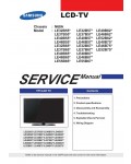 Сервисная инструкция Samsung LE-32B750, LE-37B750, LE-40B750, LE-46B750, LE-52B750, B550, B570, B620, B650, B670