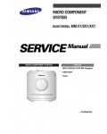 Сервисная инструкция Samsung MM-X7, DX7, KX7