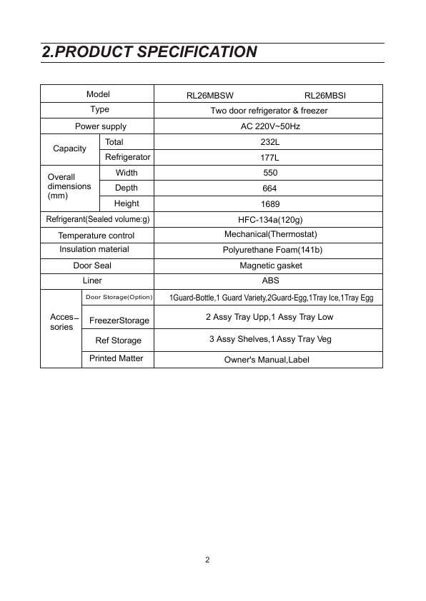 Сервисная инструкция Samsung RL-26MBSW, RL-26MBSI
