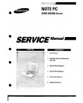 Сервисная инструкция Samsung SENS 820 Series, SENS 850 Series NOTE PC