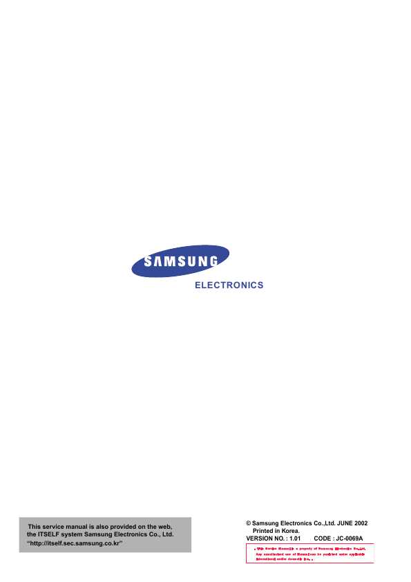 Сервисная инструкция Samsung SF-830, SF-835P, MSYS830, MSYS835P, ML-920