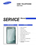 Сервисная инструкция Samsung SGH-F490