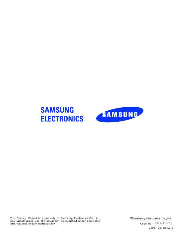 Сервисная инструкция Samsung SGH-T619