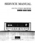 Сервисная инструкция Sansui 5050, 6060