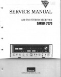 Сервисная инструкция Sansui 7070