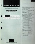 Сервисная инструкция Sansui AU-D55X