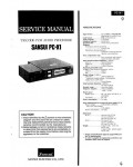 Сервисная инструкция Sansui PC-X1