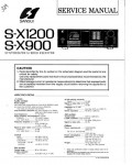 Сервисная инструкция Sansui S-X900, S-X1200