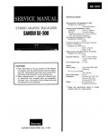 Сервисная инструкция Sansui SE-300
