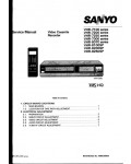 Сервисная инструкция Sanyo VHR-7100, VHR-7200, VHR-7250, VHR-7300, VHR-8070