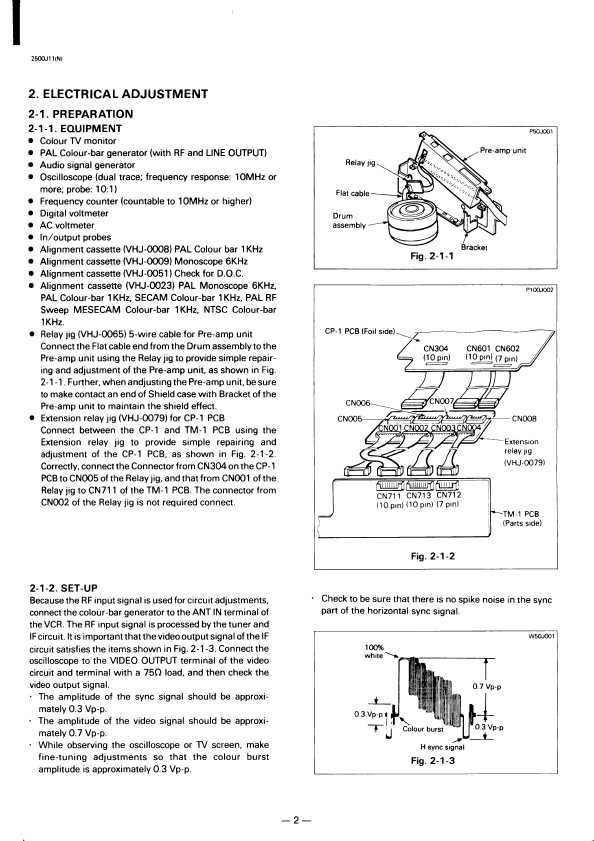 Сервисная инструкция Sanyo VHR-7100, VHR-7200, VHR-7250, VHR-7300, VHR-8070