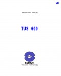 Сервисная инструкция SETTON TUS-600