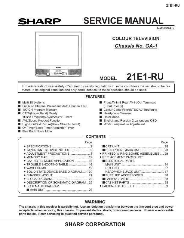 Sharp 21e1 Ru  -  5