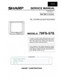 Сервисная инструкция Sharp 70FS-57S