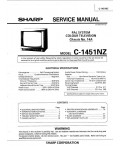 Сервисная инструкция Sharp C-1451NZ