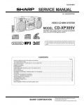 Сервисная инструкция SHARP CD-XP305V