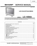 Сервисная инструкция Sharp LC-15S5U