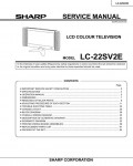 Сервисная инструкция Sharp LC-22SV2E