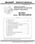 Сервисная инструкция Sharp MX-FNX1, PNX1