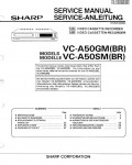 Сервисная инструкция Sharp VC-A50GM SM