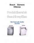 siemens service manual dishwasher