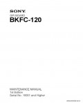 Сервисная инструкция SONY BKFC-120, MM, 1st-edition