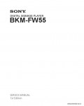 Сервисная инструкция SONY BKM-FW55, 1st-edition
