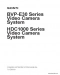 Сервисная инструкция SONY BVP-E30, SERIES, CNS, MANUAL, 1st-edition